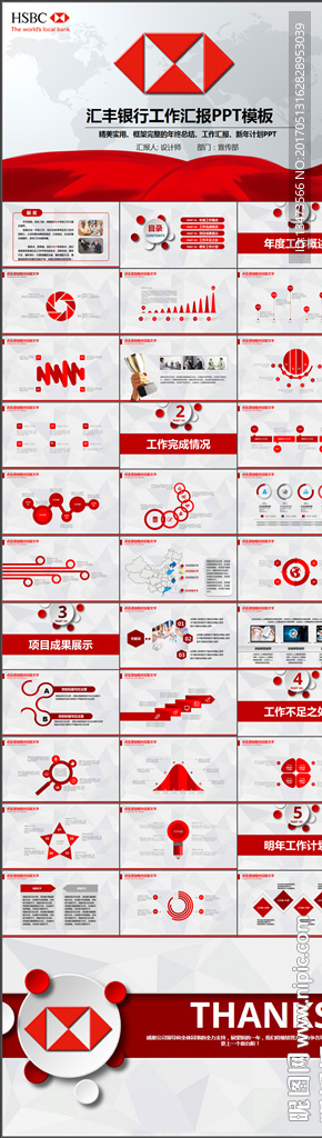 汇丰银行工作汇报ppt