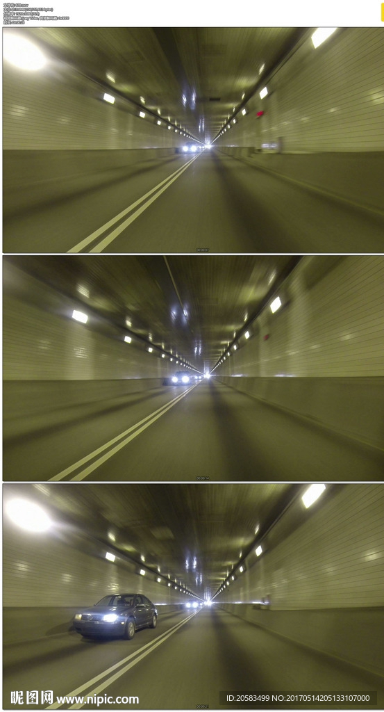 隧道后退穿梭