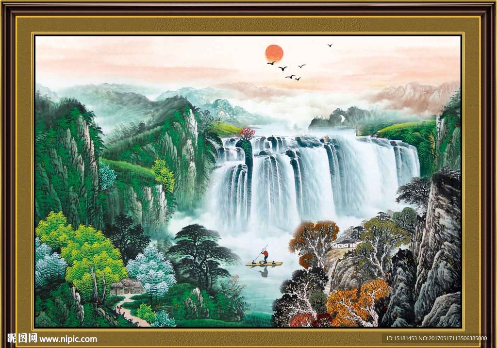 国画山水