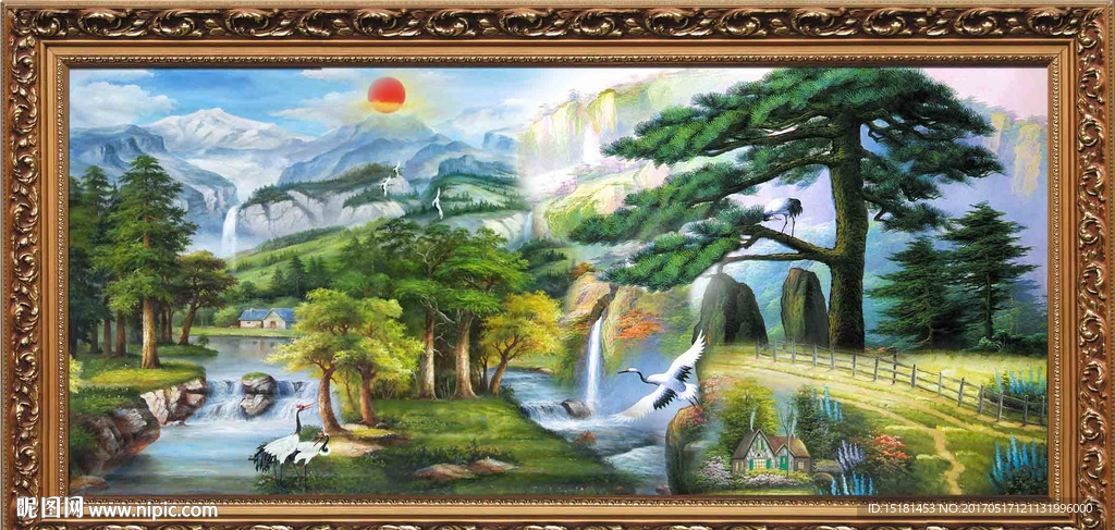 油画风景