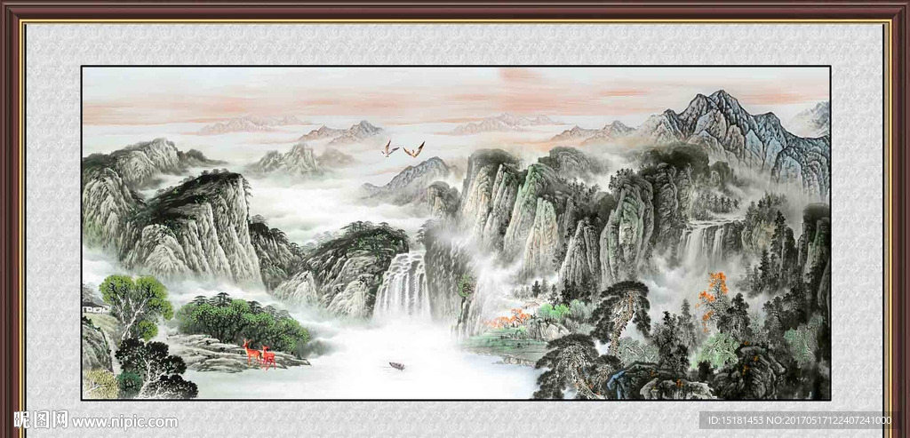 山水国画