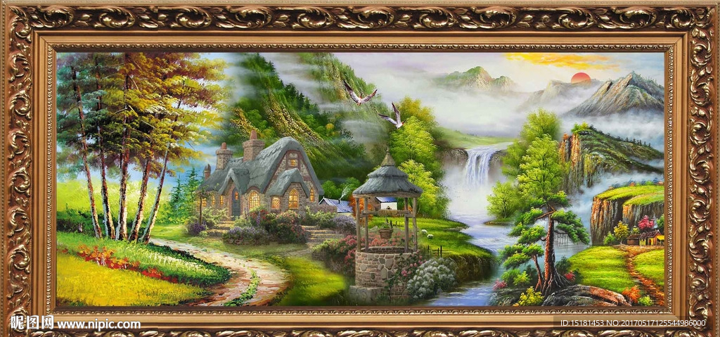 油画风景