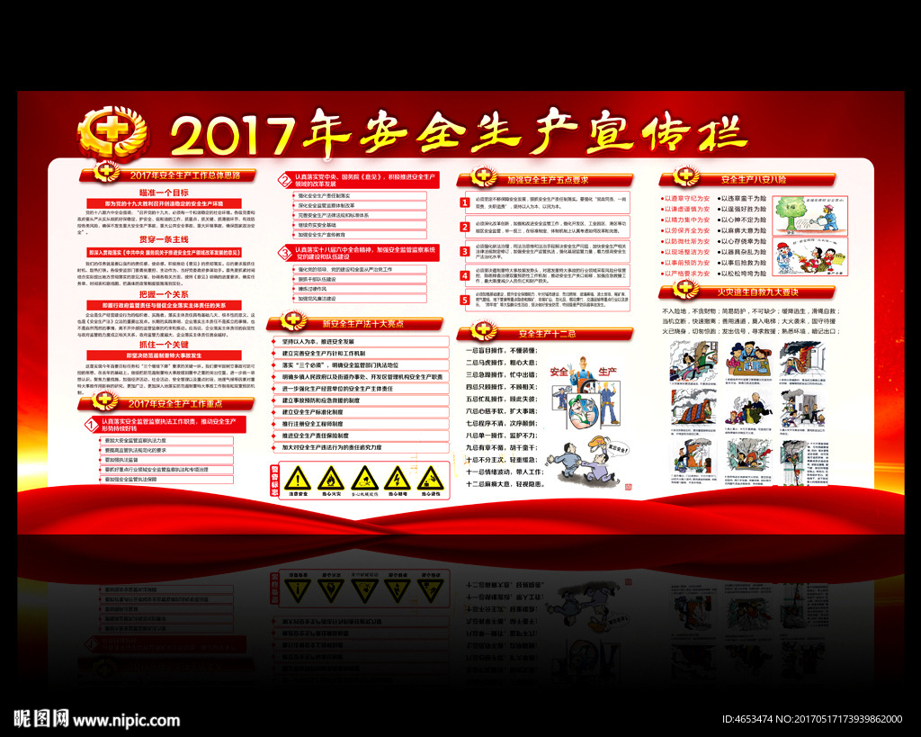 2017年安全生产月宣传栏