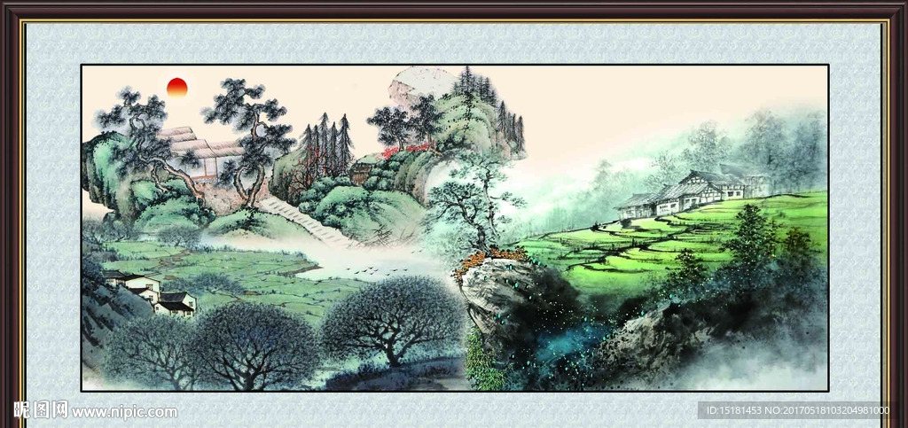 国画山水