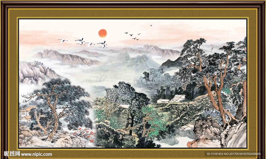 国画山水