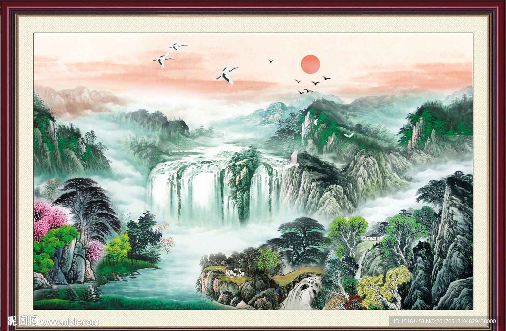 山水国画