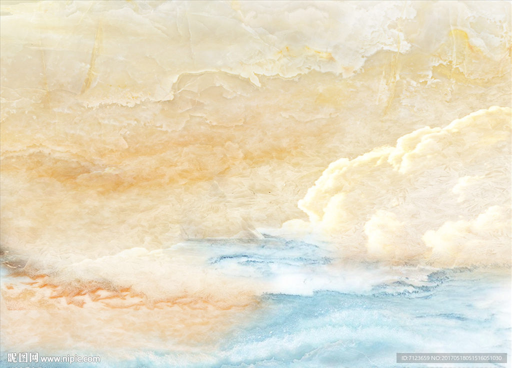 高清大理石玉纹江山如画背景墙