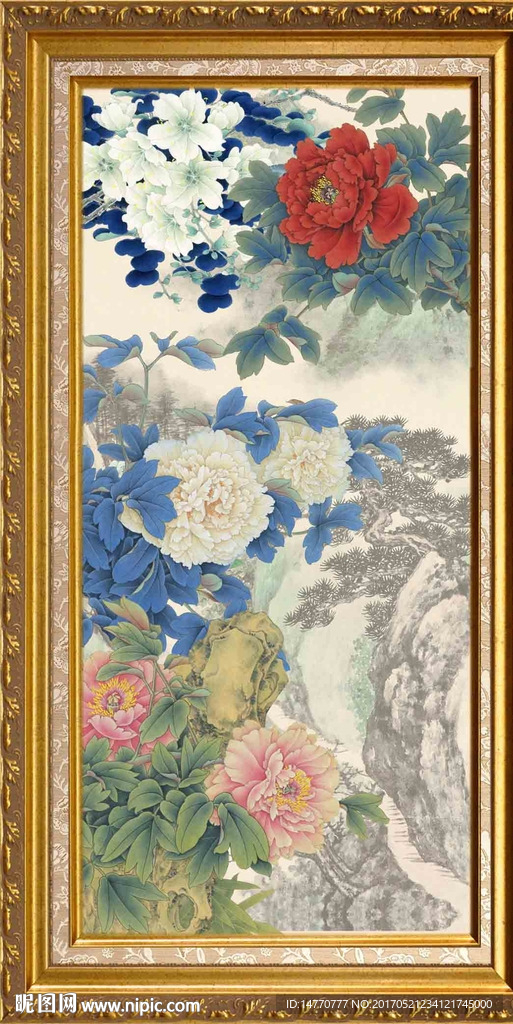 国画牡丹