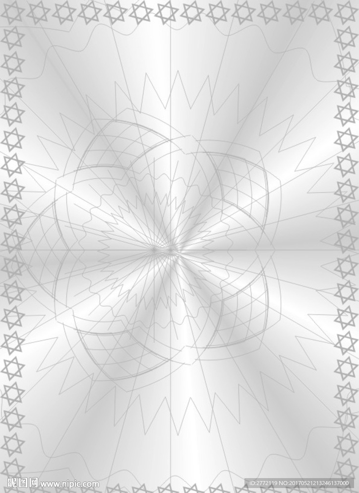 银光生色-商业证书纹