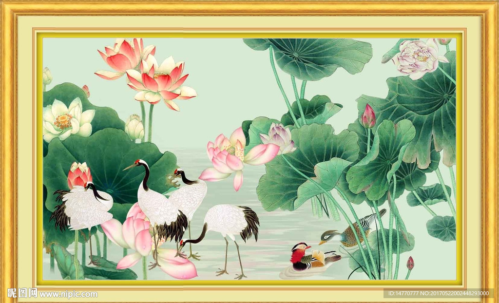 仙鹤图
