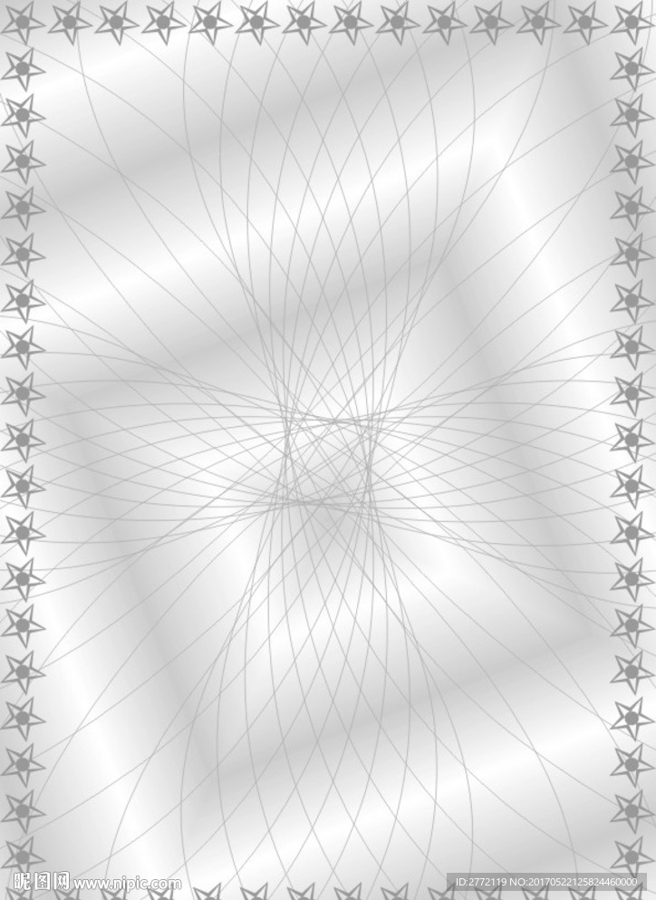 银花枝-许可证书纹