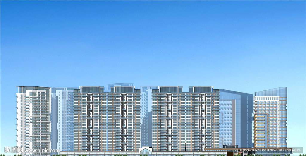 立面建筑效果图