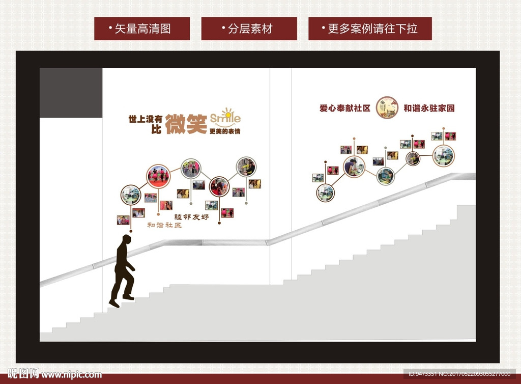 楼梯文化 楼道氛围