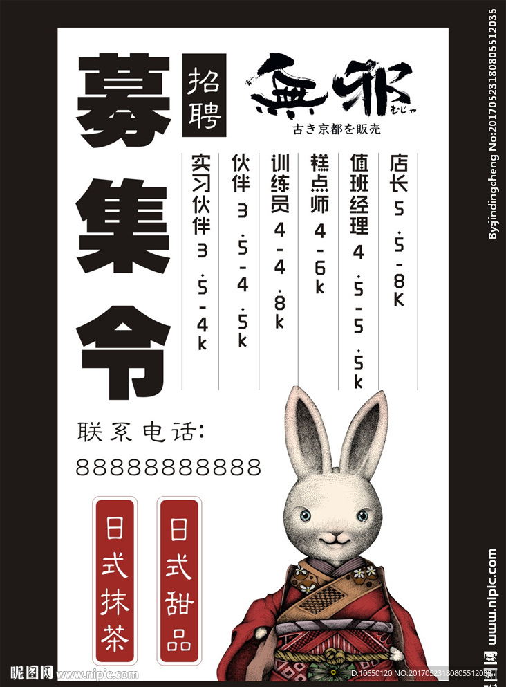 日本餐厅海报