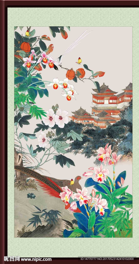 国画兰花