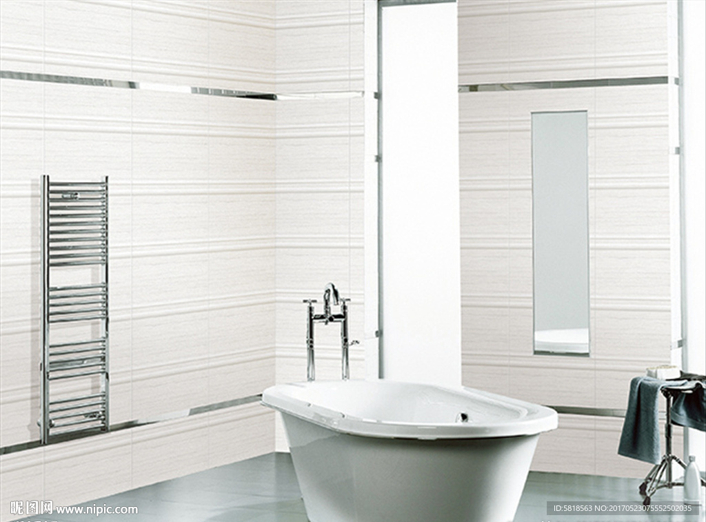 瓷砖铺贴浴室分层