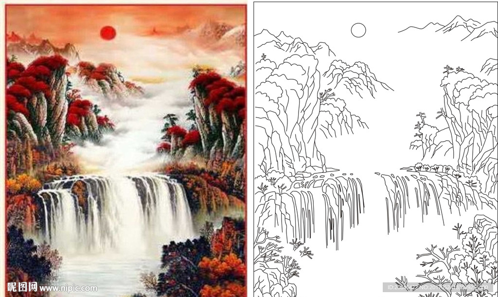 山水画