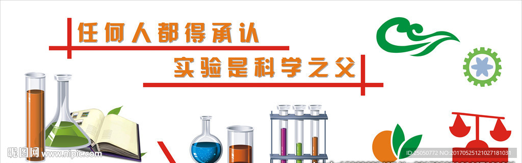 化学实验室文化墙
