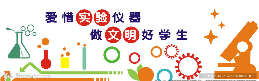 物理仪器室文化墙