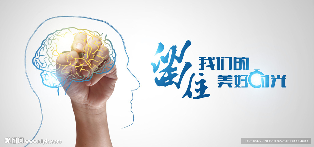 手绘大脑