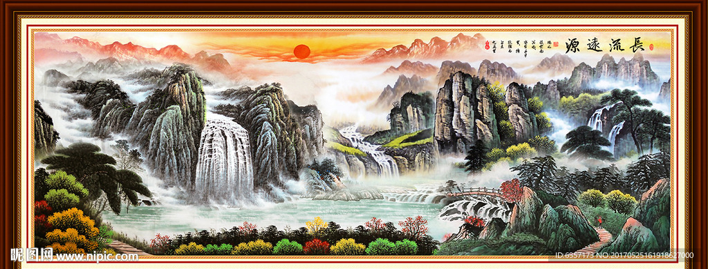 国画风景