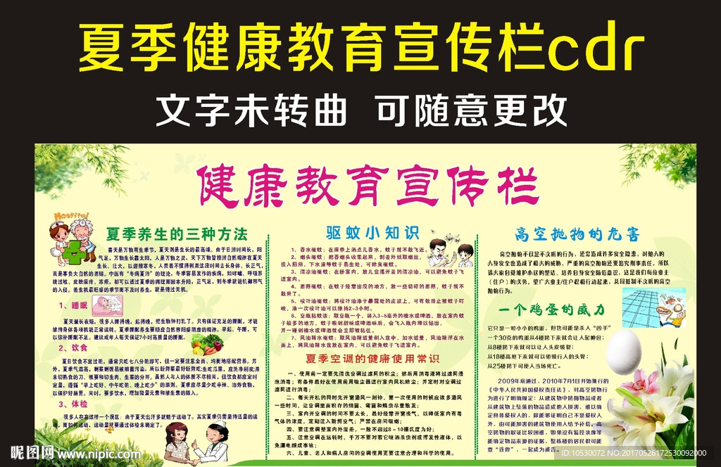 健康教育宣传栏