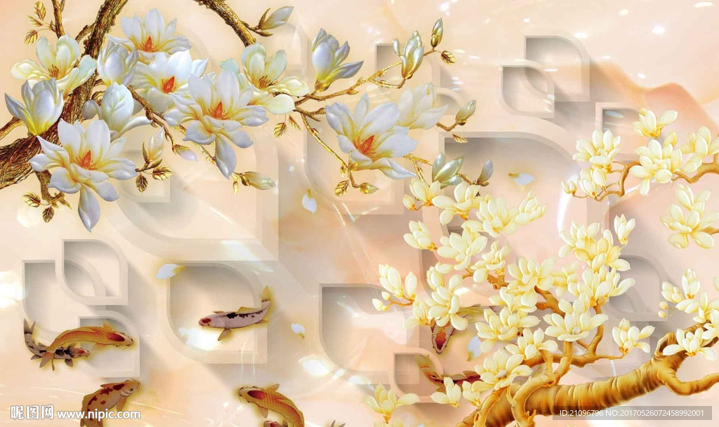 3d彩雕背景墙
