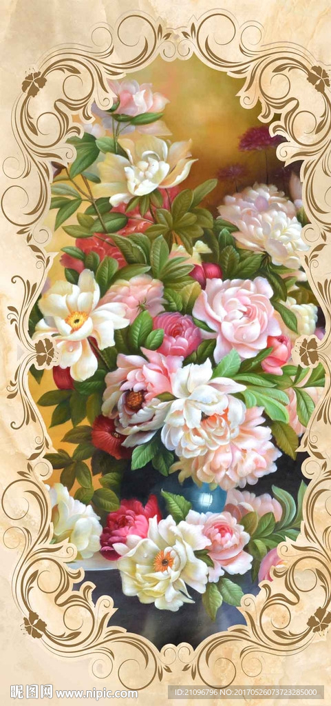 玄关花朵