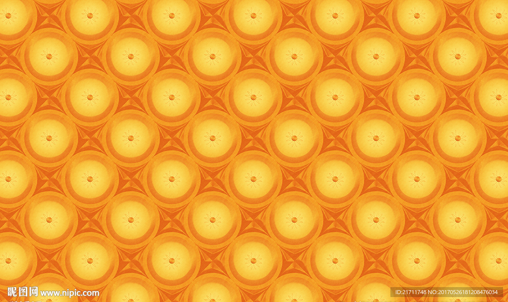 欧式黄金软包金币电视背景墙