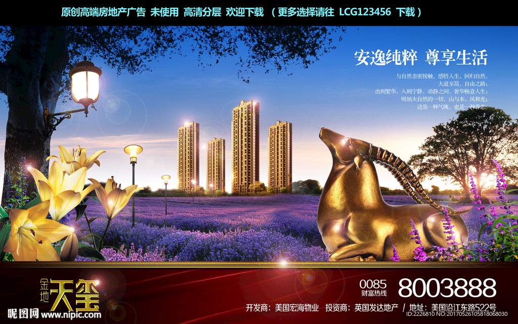 高端房地产广告