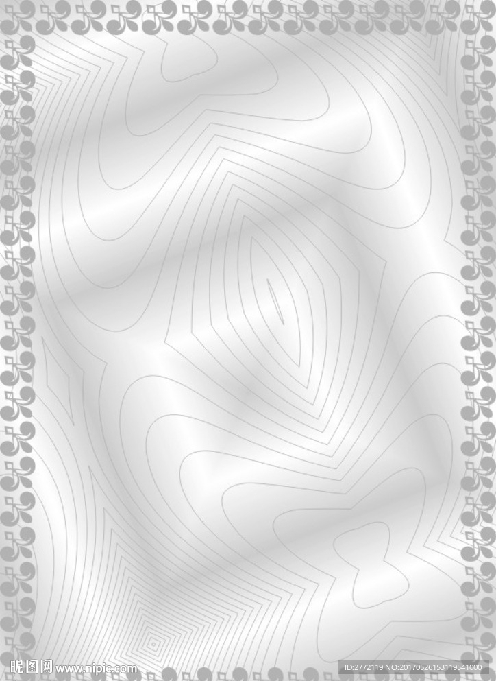 白银子 商业证书纹