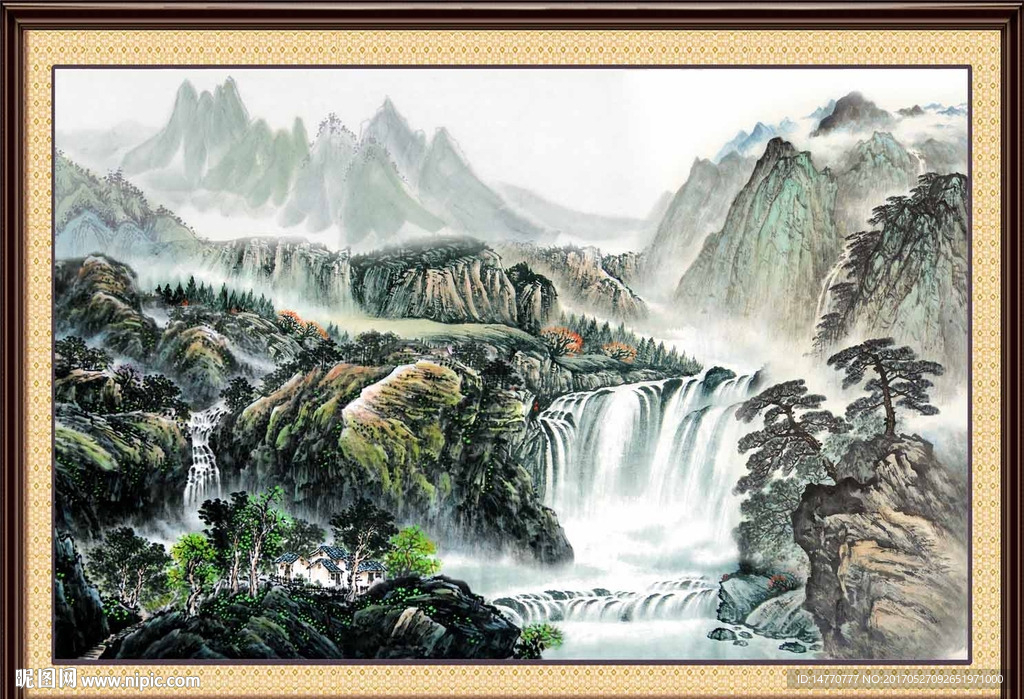 巨幅山水画