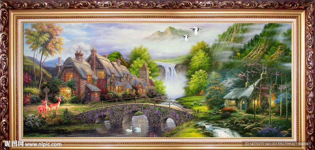 油画风景