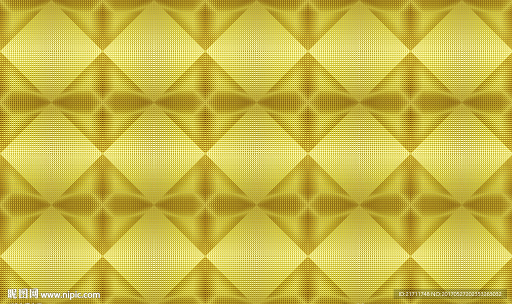 欧式黄金软包纱布电视背景墙