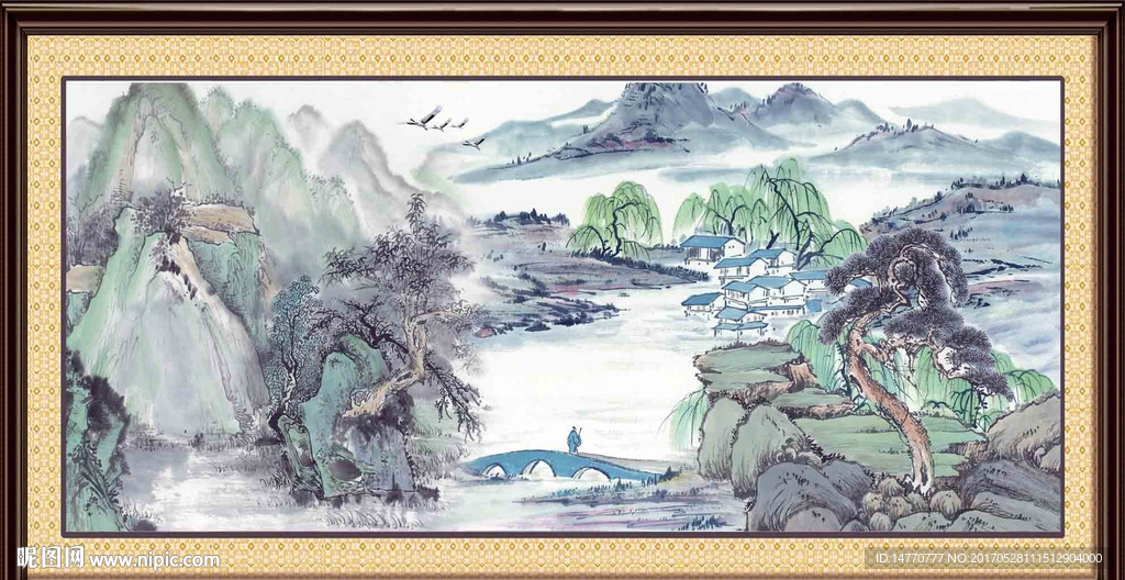 国画山水
