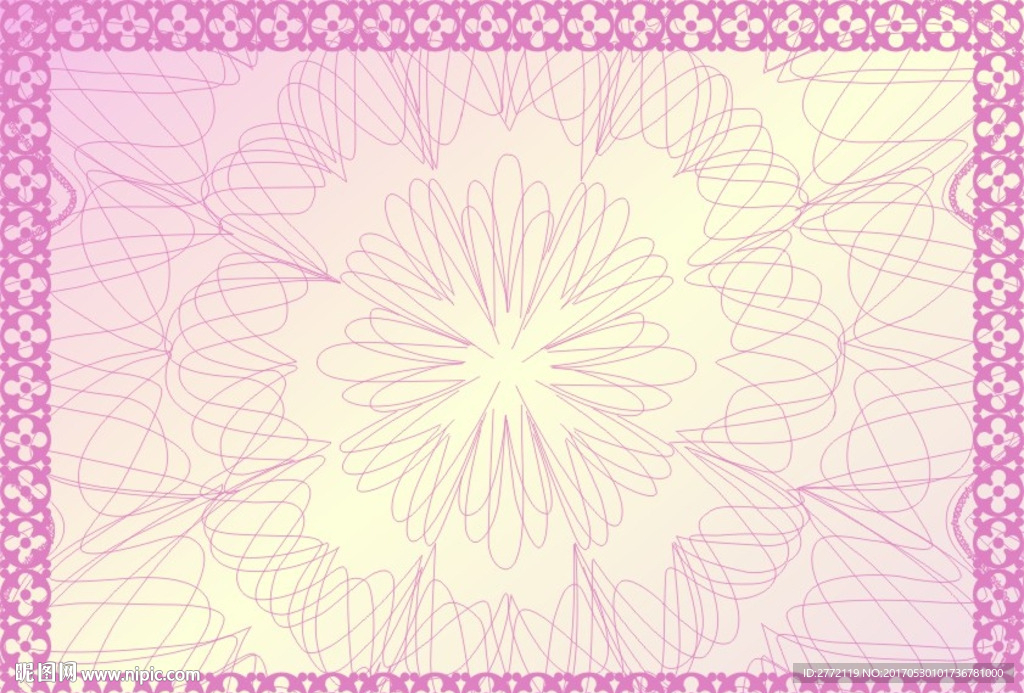 红粉樱桃 特约证书纹