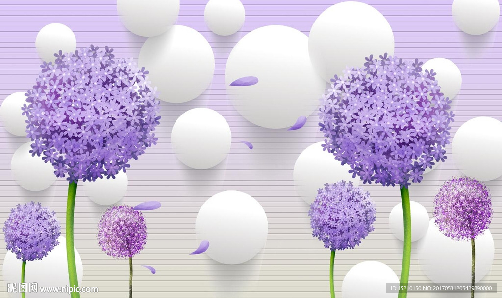 3D蒲公英