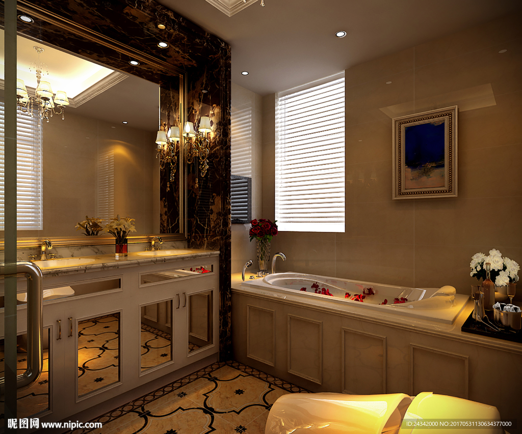 欧式风格室内设计效果图