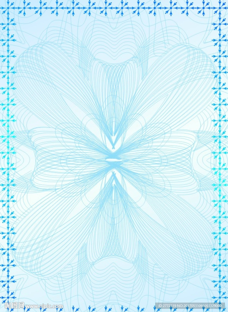 蓝牙 商业证书纹