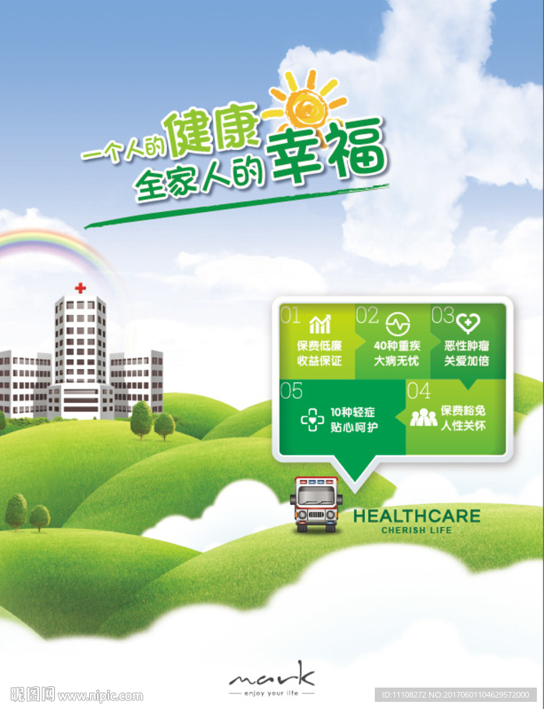 医疗单页