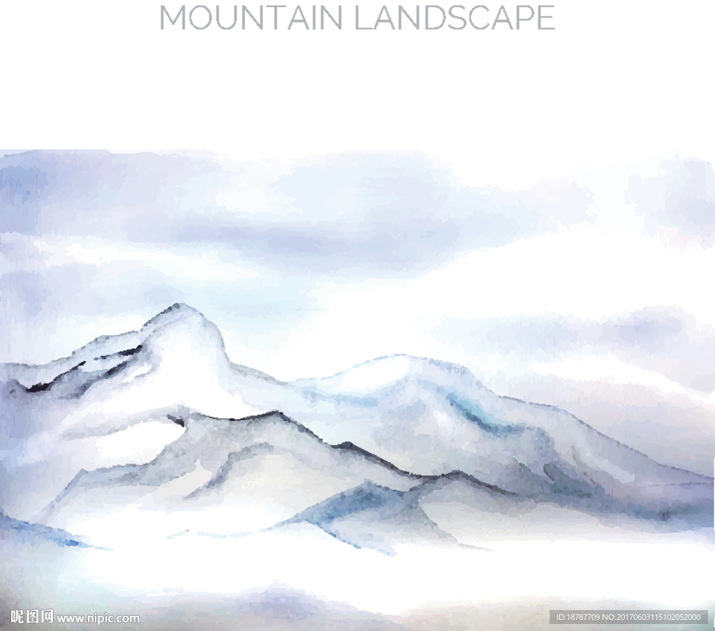 水墨山水背景