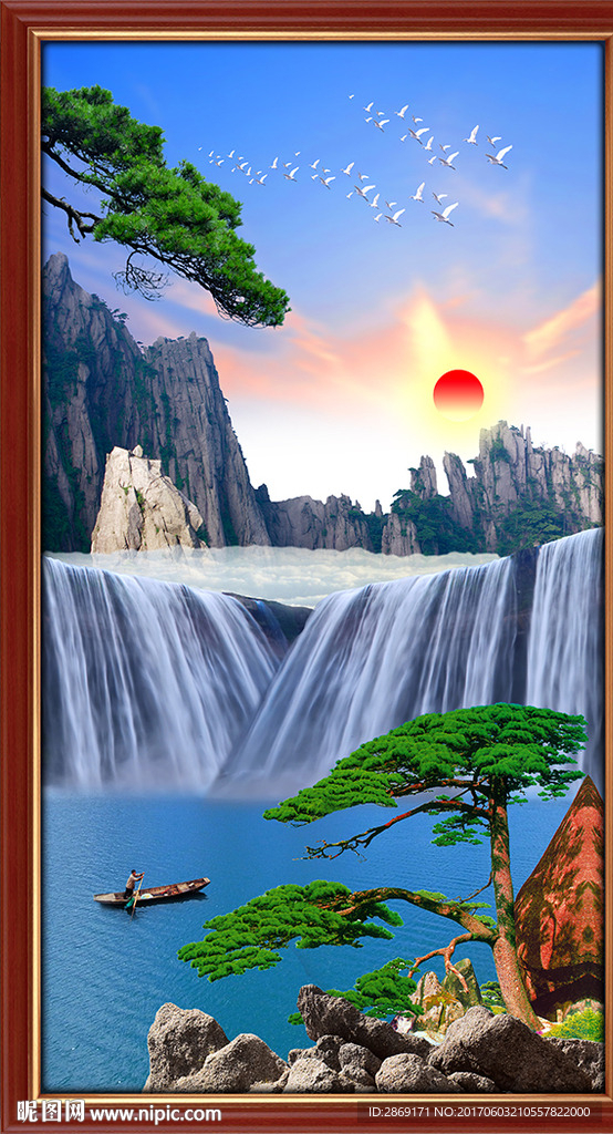 山水风景画