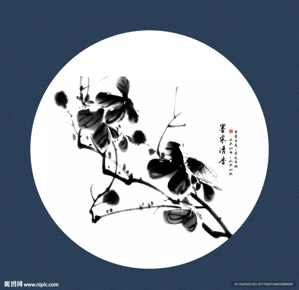 水墨花鸟画