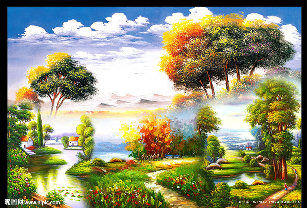 油画风景