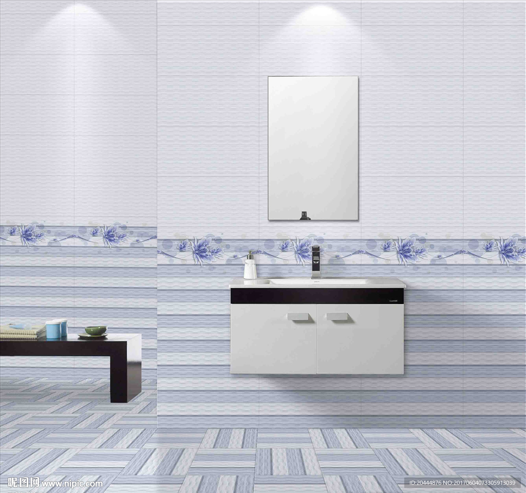 时尚卫生间效果图