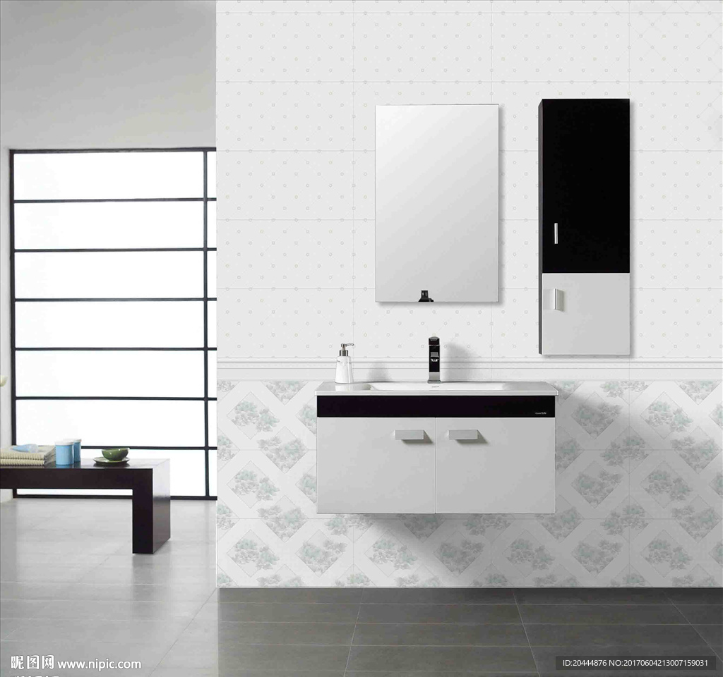 现代卫生间效果图