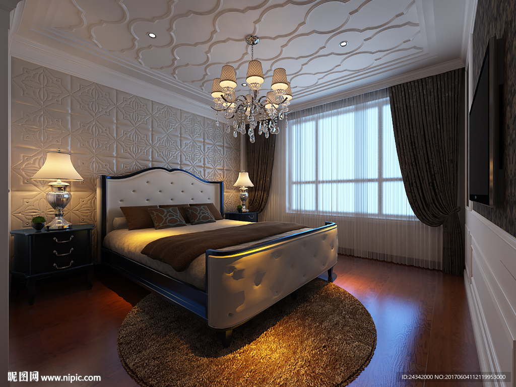 客卧装饰设计效果图