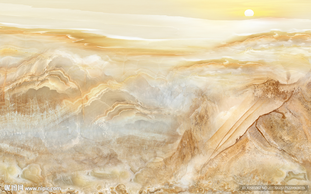 大气山水纹理大理石背景墙图片