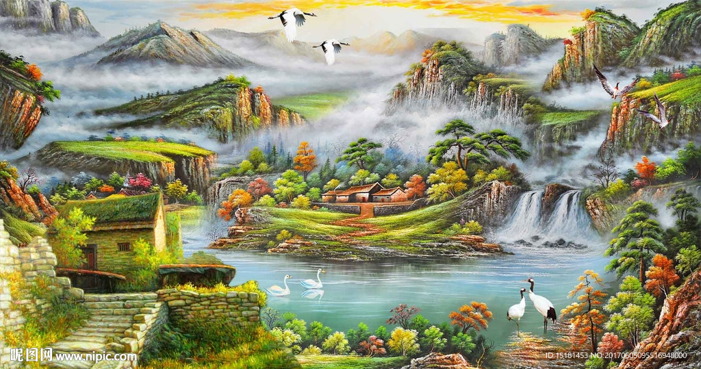 油画风景