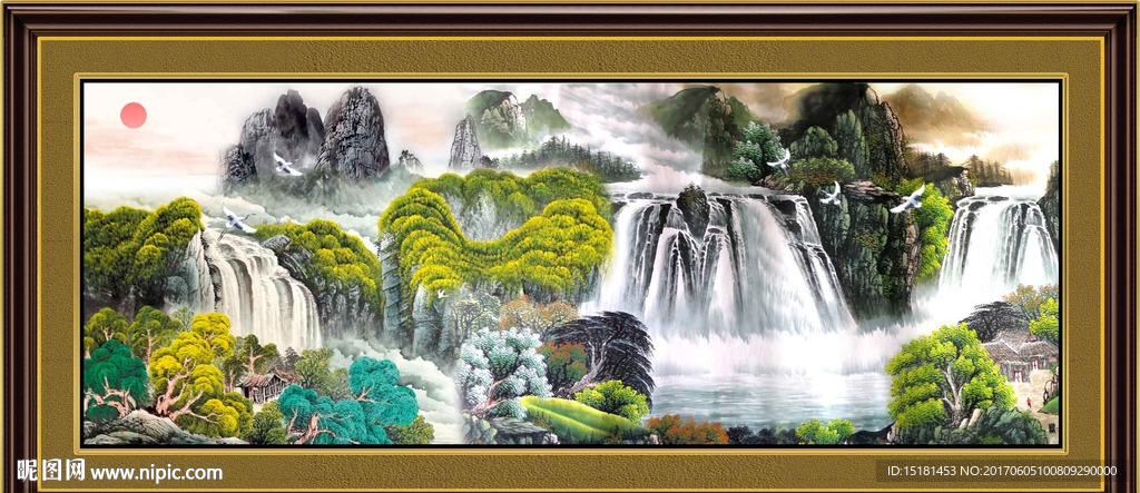 山水国画